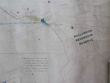 Plan, Creswick Water Supply from Bullarook to Creswick, 02/10/1869