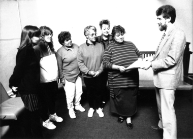 Photograph - Photograph - Black and White, Aboriginal Childcare Workers, 06/1992