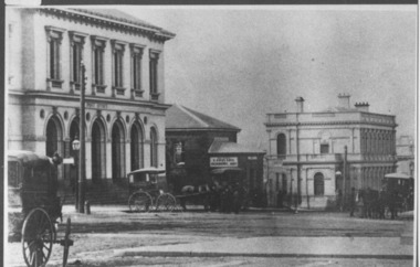 Photograph - Black and White, Ballarat Arts Academy and former Ballarat Post Office