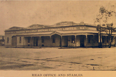 Photograph - Sepia, Ballarat Brewing Company, c1906