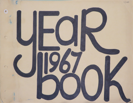 Cover to the Ballarat Teachers' College Scrapbook, 1967