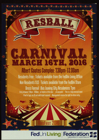 Poster, Resball: Carnival. March 16th, 2016