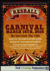 Poster, Resball: Carnival. March 16th, 2016, 2016