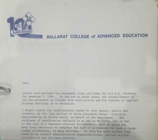 Document - Folder, Margaret Stevens Nursing (Clinical Experience) Folder, 1981-1986