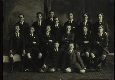 Photograph - Black and White, Richards & Co, Ballarat Junior Technical School; Scholarship and Studentship Winners, 1919