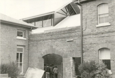 Photograph - Black and White, Walls of the former Ballarat Gaol