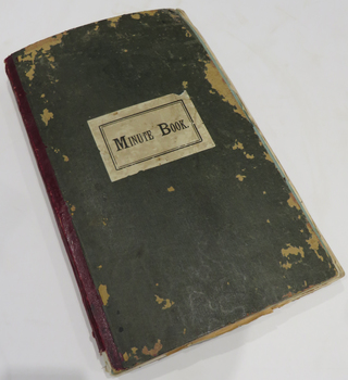 scrap book with articles relating to mining