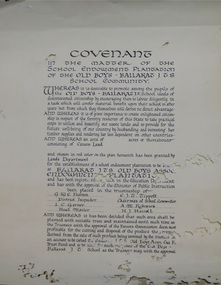 Printed certificate