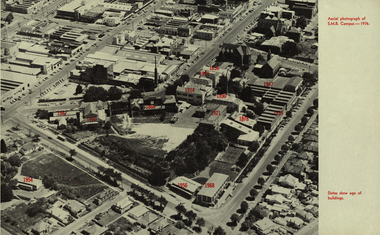 Photograph - Image, Aerial Image of the Ballarat School of Mines, 1976