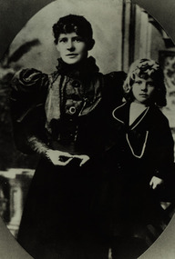 A woman and her son