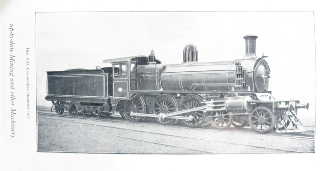 Photograph of a steam train