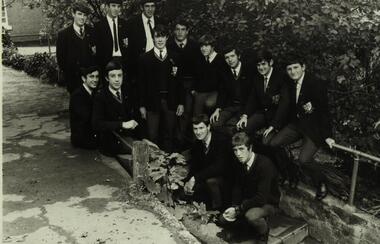 Photograph - Black and White, Ballarat Technical School Senior Students