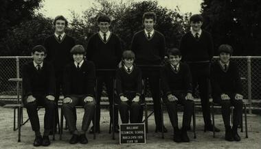 Photograph - Black and White, Classic School Photography, Ballarat Technical School Form 5B -1970, 24/03/1970