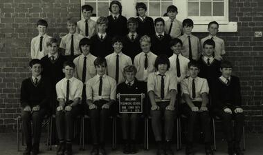 Photograph - Black and White, Classic School Photography, Ballarat Technical School Form 3 Red -1971, 22/03/1971