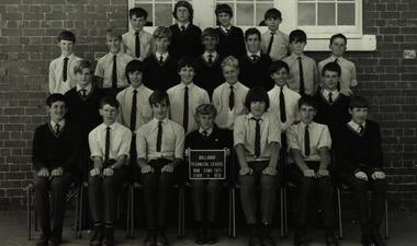 Photograph - Black and White, Classic School Photography, Ballarat Technical School Form 3 Red -1971, 22/03/1971