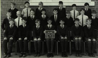 Photograph - Black and White, Classic School Photography, Ballarat Technical School Form 3 Blue -1971, 22/03/1971