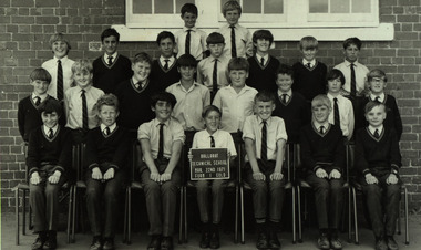 Photograph - Black and White, Classic School Photography, Ballarat Technical School Form 1 Gold -1971, 22/03/1971