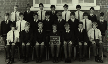 Photograph - Black and White, Classic School Photography, Ballarat Technical School Form 3 Blue -1971, 22/03/1971