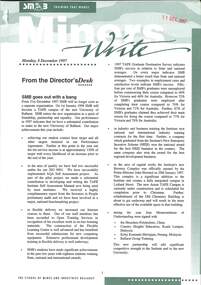 Document - Newsletter, Miners Write: Ballarat School of Mines Staff Newsletter, 1994-1997, 1994-1997
