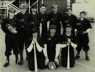 Photograph - Black and White, Ballarat Technical School Baseball Team - 1966, 1966
