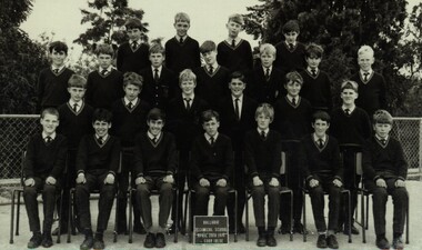 Photograph - Black and White, Classic School Photography, Ballarat Technical School Form 1 Blue - 1970, 20/04/1970