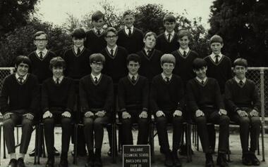 Photograph - Black and White, Classic School Photography, Ballarat Technical School Form 3D -1970, 24/03/1970
