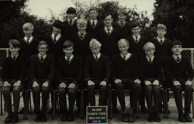 Photograph - Black and White, Classic School Photography, Ballarat Technical School Form 3B -1970, 24/03/1970