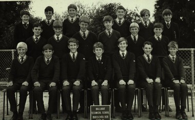 Photograph - Black and White, Classic School Photography, Ballarat Technical School Form 3A -1970, 24/03/1970