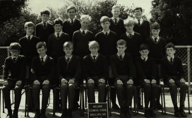 Photograph - Black and White, Classic School Photography, Ballarat Technical School Form 2D -1970, 24/03/1970