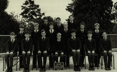 Photograph - Black and White, Classic School Photography, Ballarat Technical School Form 2E - 1970, 20/04/1970