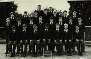 Photograph - Black and White, Classic School Photography, Ballarat Technical School Form 1 Gold - 1970, 24/03/1970