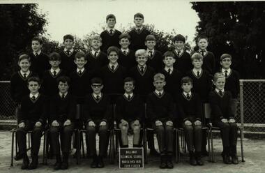 Photograph - Black and White, Classic School Photography, Ballarat Technical School Form 1 Green - 1970, 24/03/1970