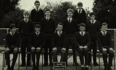 Photograph - Black and White, Classic School Photography, Ballarat Technical School Form 4C - 1970, 24/03/1970