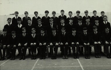 Photograph - Black and White, Ballarat Technical School Form 2DE - 1966, 1966