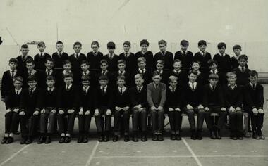 Photograph - Black and White, Ballarat Technical School Form 1AB - 1966, 1966