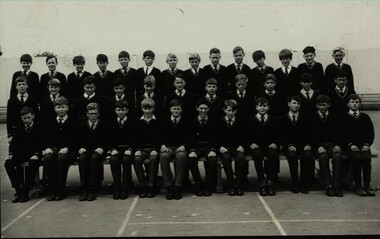 Photograph - Black and White, Ballarat Technical School Form 1 BC - 1966, 1966