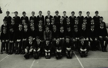 Photograph - Black and White, Ballarat Technical School Form 1 EF - 1966, 1966