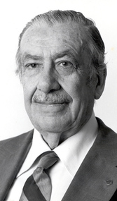Photograph - Black and White, E.J. Tippett, President of the Ballarat School of Mines Council