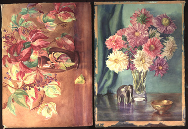 Painting - Artwork - Watercolour, Alice Watson, Floral Paintings by Alice Watson, c1931