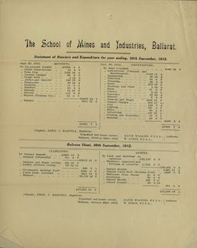 Printed financial report