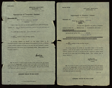 Documents, Documents Relating to Edith Watson, 1954-1970