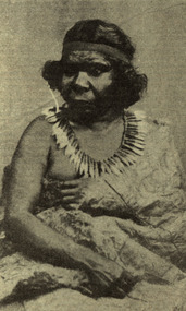 Photograph, Yarruun Parpur Tarneen (Victorious) "Queen" of the Morporr Tribe, Victoria