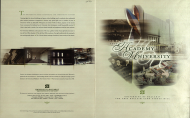 Booklet, From Academy to University, 2001, 2001