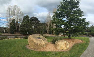 Photograph, Clare Gervasoni, Memorial To Jock Lawson at the Federation University Churchill Campus