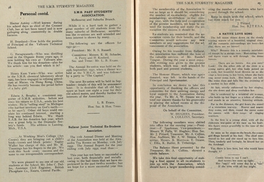 Booklet, Ballarat School of Mines Students' Magazine, 1932, 1932