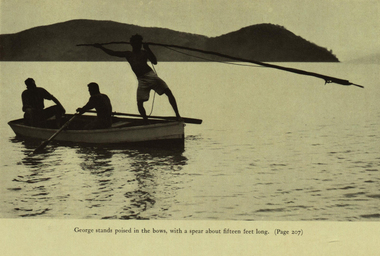 Image, Aborigines spearing from a Boat, c1939, 1939