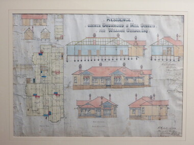 Plan - Architectural Plan, Architectural Drawing of 222 Drummond Street North, Ballarat, 1904, 1904