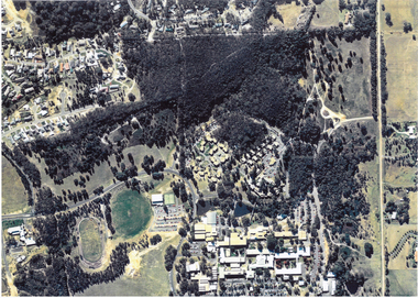 Photograph - Colour, Aerial Photograph of Federation University Mount Helen Campus, c2010