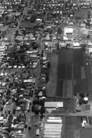Photograph - Colour, Aerial Photograph of an area of Ballarat