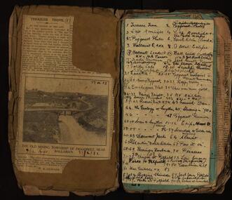 Book - Scrapbooks, William RObertson, Newsclips written by William Robertson, c1930-c1948, c1930-c1948